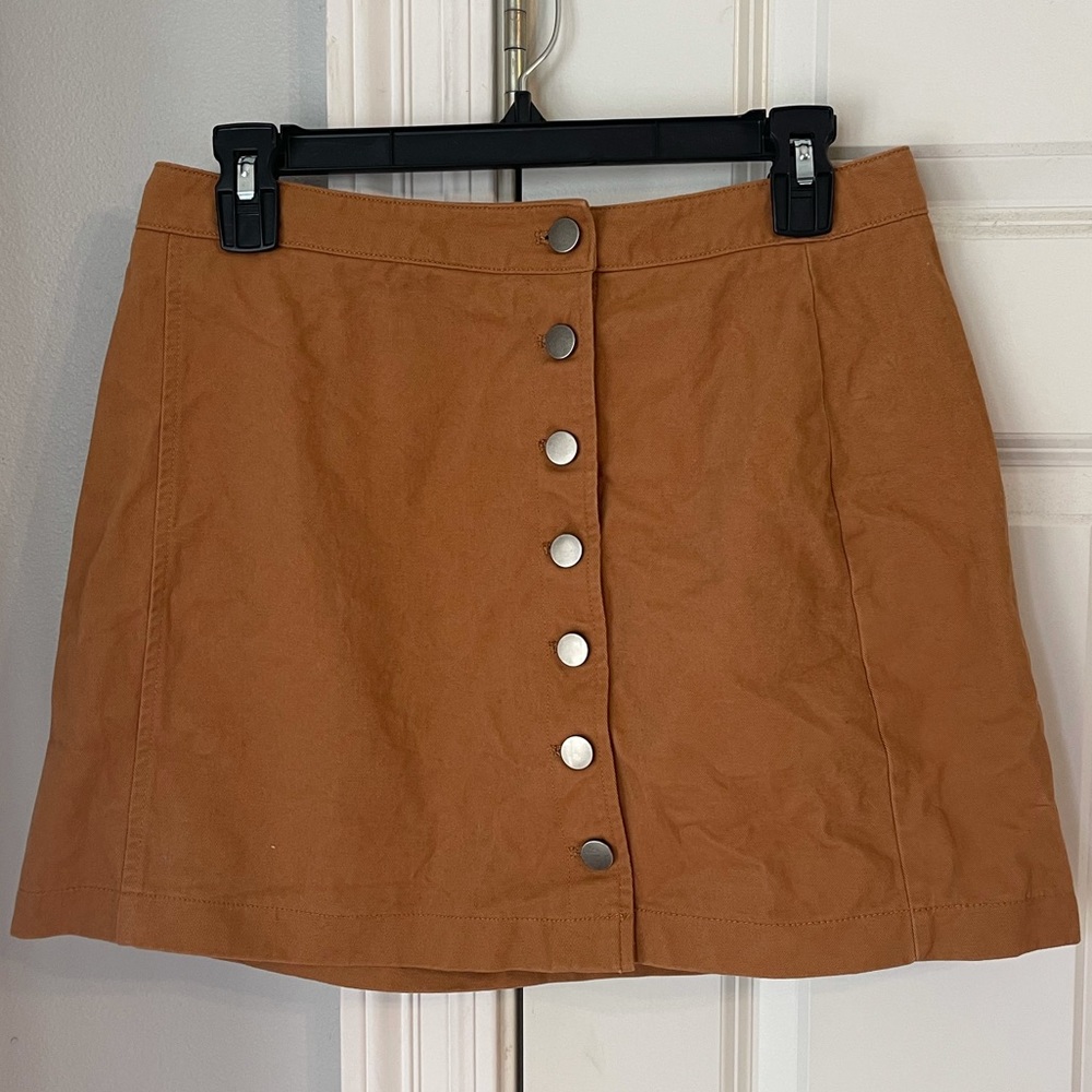 $$Forever21 corduroy button skirt